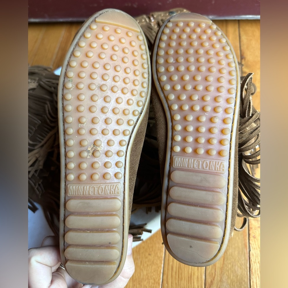 Minnetonka Women's 5-Layer Fringe Boot - image 5